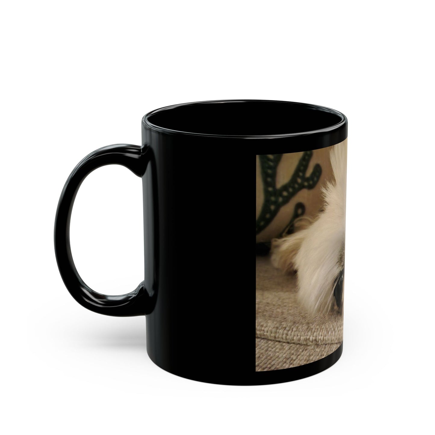 Heartwarming Pet Portrait Mug, Dog Lover Gift, Custom Coffee Cup, Pet Memorial Mug, Animal Photography Mug, Cute Dog Mug