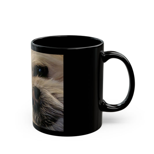 Heartwarming Pet Portrait Mug, Dog Lover Gift, Custom Coffee Cup, Pet Memorial Mug, Animal Photography Mug, Cute Dog Mug