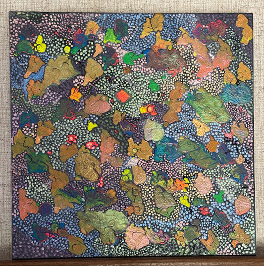 Chromatic Constellations — Original Abstract Acrylic Painting on Canvas
